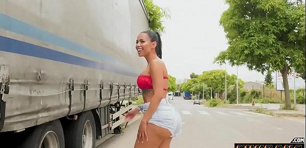  Canela Skin Her latin Ass Fucked In Truck